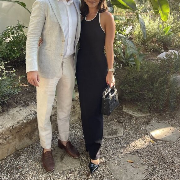 DISSH KARLIE BLACK BIND HALTER KNIT DRESS - Picture 2 of 7